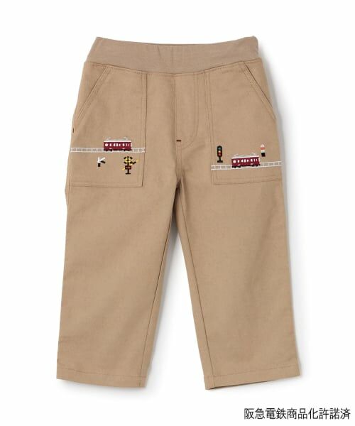kladskap / クレードスコープ その他パンツ | 【阪急電車】ロング丈ペインターパンツ（ベージュ）