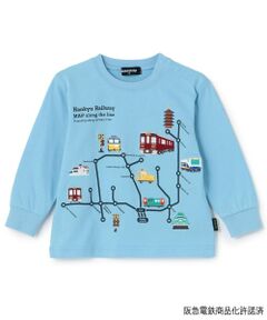kladskap / クレードスコープ Tシャツ | 【阪急電車】路線図長袖Tシャツ