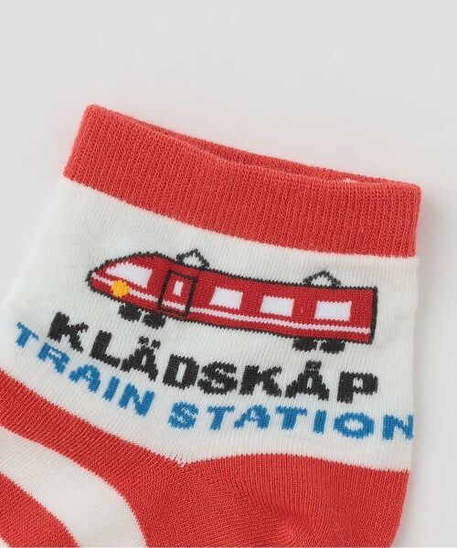 kladskap / クレードスコープ ソックス | 電車と働く車ショートソックス2足セット | 詳細1
