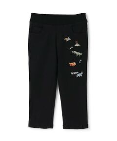 kladskap / クレードスコープ その他パンツ | ☆彡恐竜刺しゅうロング丈ストレートパンツ