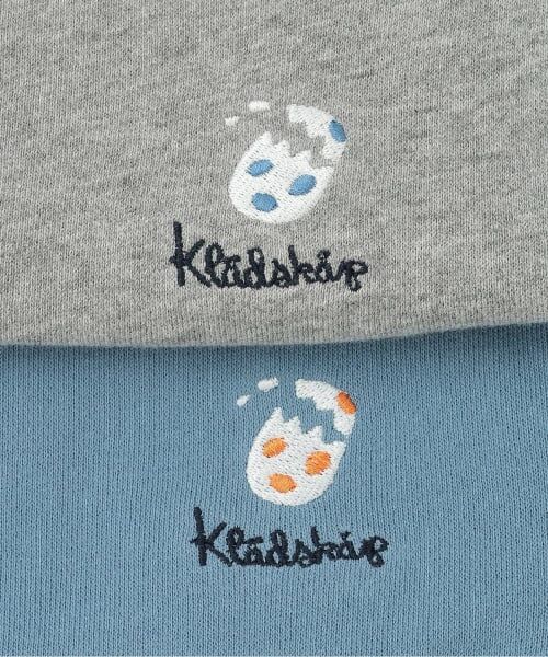 kladskap / クレードスコープ Tシャツ | ☆彡恐竜刺しゅう袖ライントレーナー | 詳細5