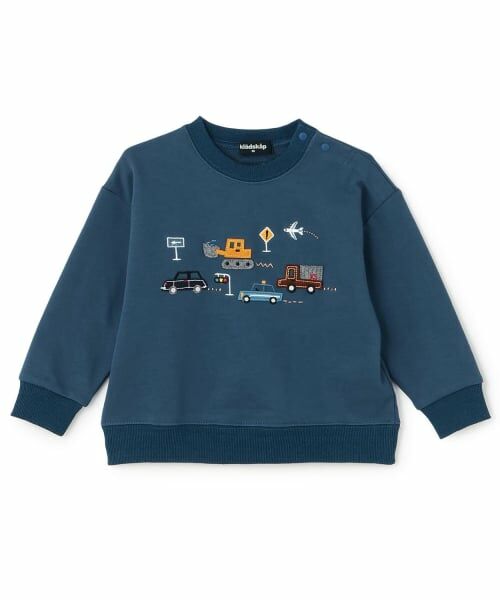 kladskap / クレードスコープ スウェット | 【人気商品再入荷】【直営店で取り扱い無し】乗り物アップリケトレーナー（紺）