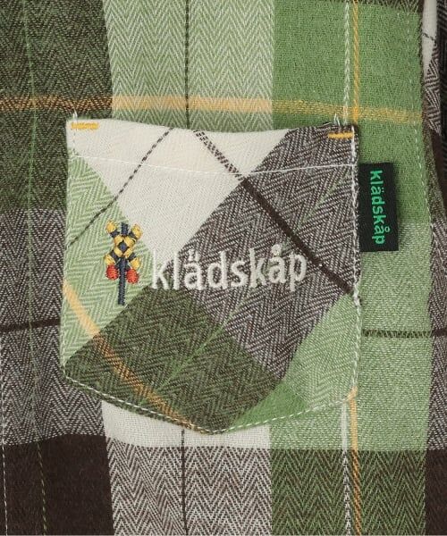 kladskap / クレードスコープ シャツ・ブラウス | 【人気商品再入荷】【直営店で取り扱い無し】電車刺しゅう長袖チェックシャツ | 詳細3