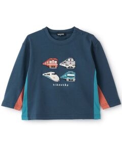 kladskap / クレードスコープ Tシャツ | 【人気商品再入荷】【直営店で取り扱い無し】電車アップリケ長袖Tシャツ