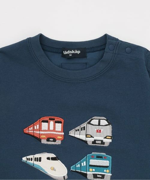 kladskap / クレードスコープ Tシャツ | 【人気商品再入荷】【直営店で取り扱い無し】電車アップリケ長袖Tシャツ | 詳細2
