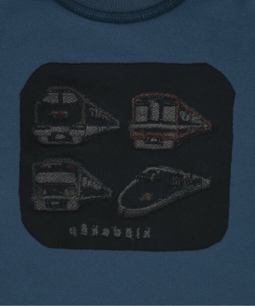 kladskap / クレードスコープ Tシャツ | 【人気商品再入荷】【直営店で取り扱い無し】電車アップリケ長袖Tシャツ | 詳細3