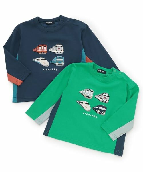 kladskap / クレードスコープ Tシャツ | 【人気商品再入荷】【直営店で取り扱い無し】電車アップリケ長袖Tシャツ | 詳細6