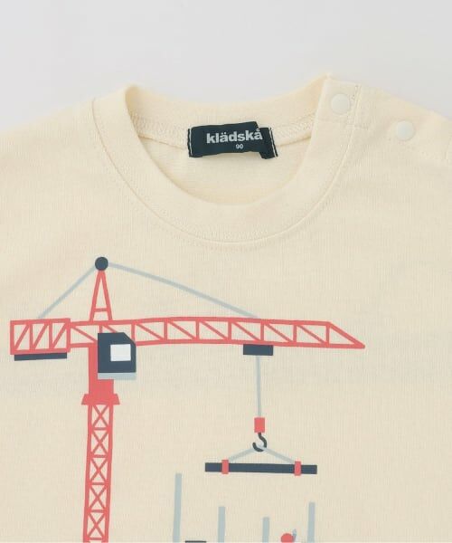 kladskap / クレードスコープ Tシャツ | 【人気商品再入荷】【直営店で取り扱い無し】働く車工事中長袖Tシャツ | 詳細2