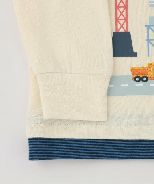 kladskap / クレードスコープ Tシャツ | 【人気商品再入荷】【直営店で取り扱い無し】働く車工事中長袖Tシャツ | 詳細3