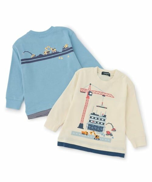 kladskap / クレードスコープ Tシャツ | 【人気商品再入荷】【直営店で取り扱い無し】働く車工事中長袖Tシャツ | 詳細6