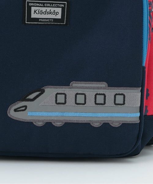 kladskap / クレードスコープ リュック・バックパック | 【人気商品再入荷】【直営店で取り扱い無し】電車アップリケ+総柄リュック | 詳細3