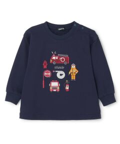 kladskap / クレードスコープ Tシャツ | 働く人と乗り物長袖Tシャツ