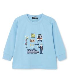 kladskap / クレードスコープ Tシャツ | 働く人と乗り物長袖Tシャツ