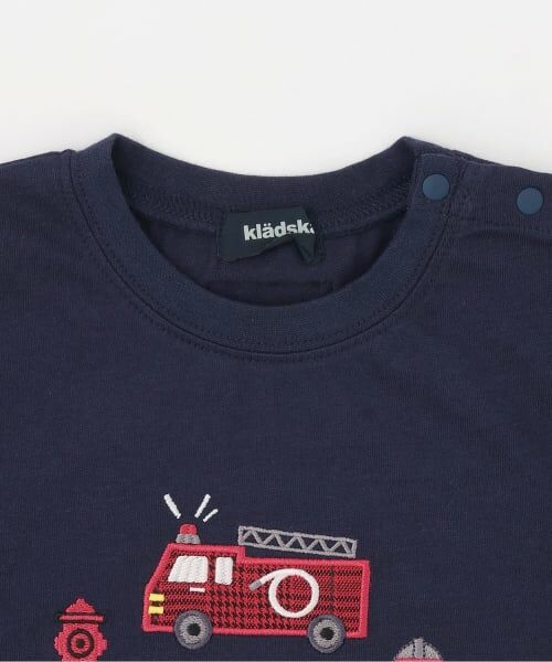 kladskap / クレードスコープ Tシャツ | 働く人と乗り物長袖Tシャツ | 詳細2