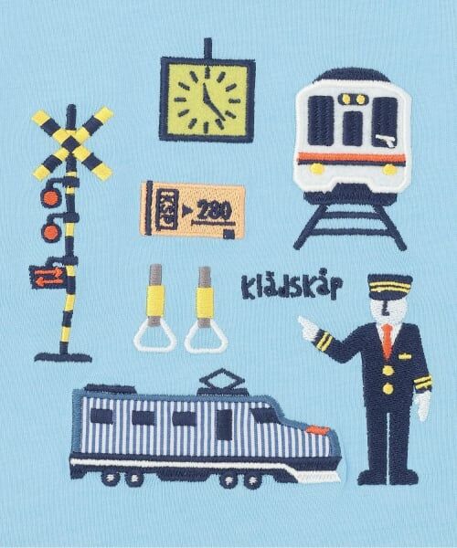 kladskap / クレードスコープ Tシャツ | 働く人と乗り物長袖Tシャツ | 詳細4