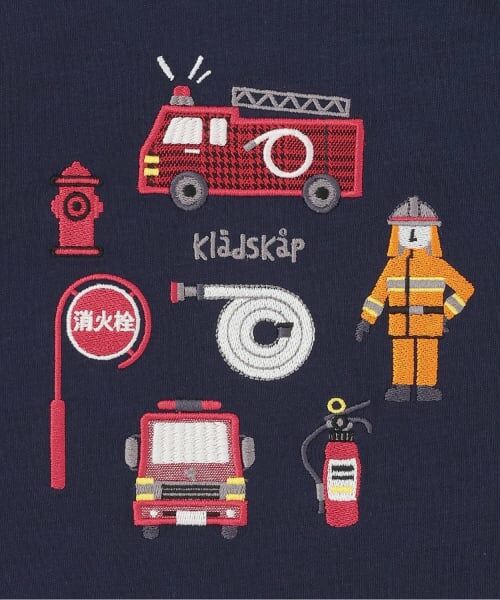 kladskap / クレードスコープ Tシャツ | 働く人と乗り物長袖Tシャツ | 詳細5