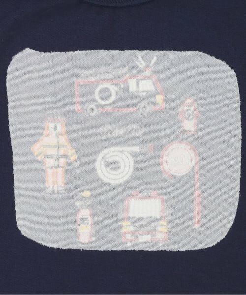 kladskap / クレードスコープ Tシャツ | 働く人と乗り物長袖Tシャツ | 詳細6