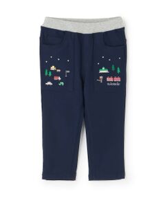 kladskap / クレードスコープ その他パンツ | ☆彡乗り物と森ロング丈ストレートパンツ