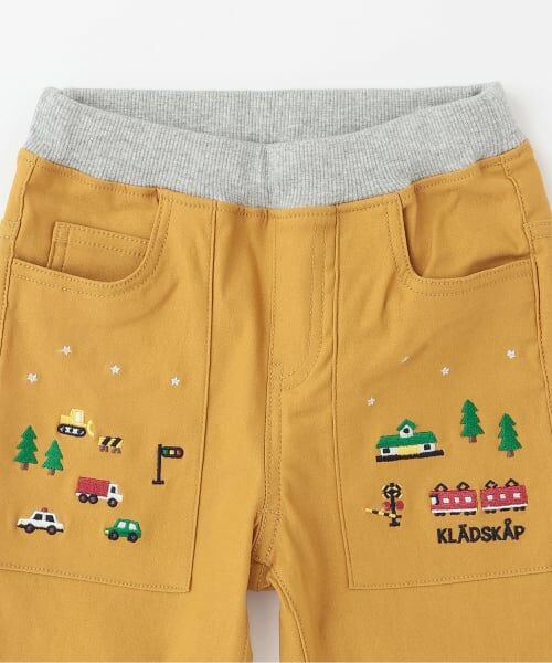 kladskap / クレードスコープ その他パンツ | ☆彡乗り物と森ロング丈ストレートパンツ | 詳細2