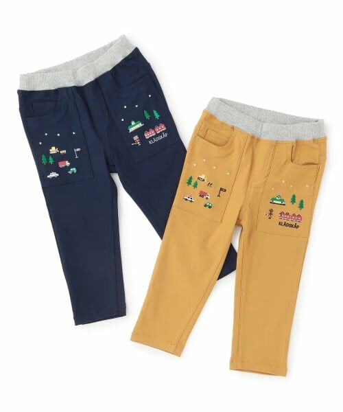 kladskap / クレードスコープ その他パンツ | ☆彡乗り物と森ロング丈ストレートパンツ | 詳細9