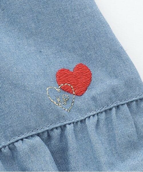 KP / ケーピー ミニ・ひざ丈スカート | ハート柄リバーシブルスカート(140cm) | 詳細6