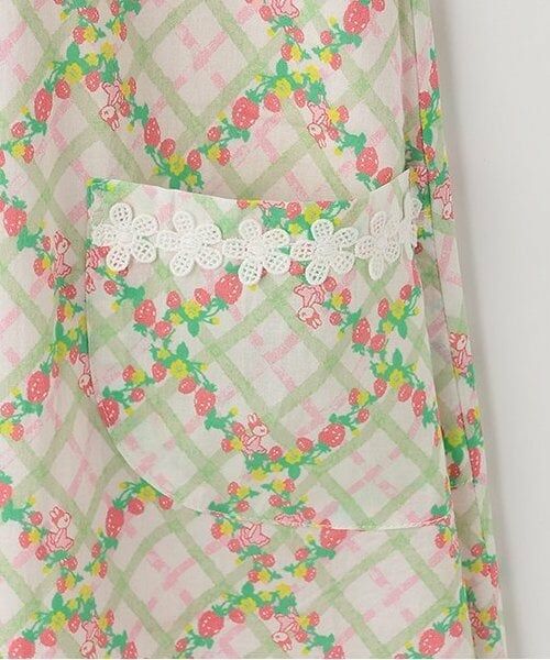 KP / ケーピー ミニ丈・ひざ丈ワンピース | いちご柄リバーシブルジャンパースカート（140cm) | 詳細10