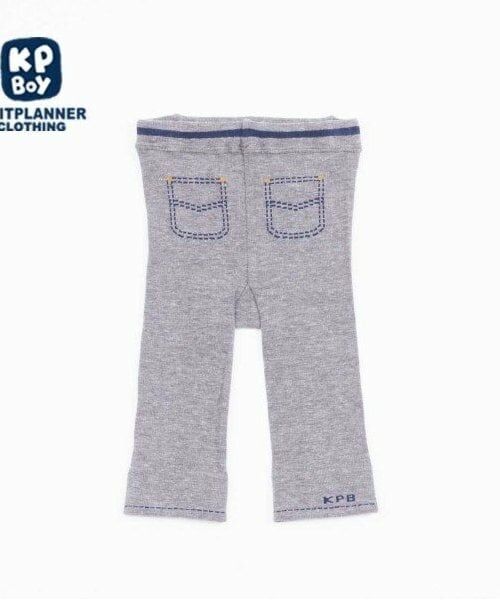 KP / ケーピー レギンス・スパッツ | KPBOY 日本製/クマ耳ベビータイツスパッツ（７分丈）(80～90)（シロ杢）
