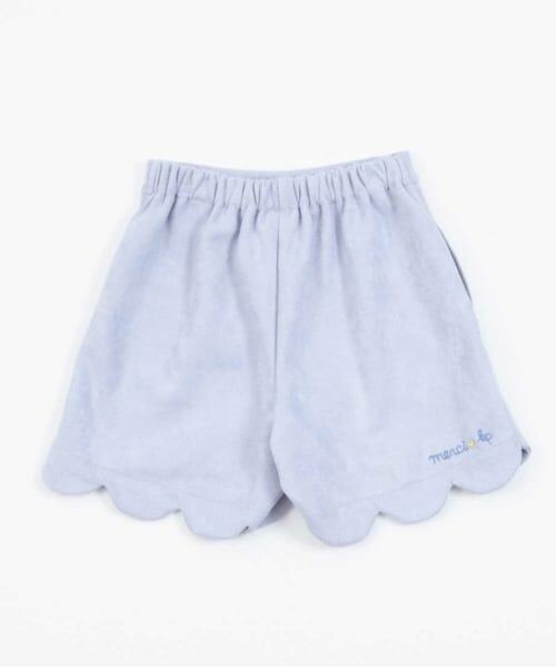 KP / ケーピー ショート・ハーフ・半端丈パンツ | KP スカラップスウェードキュロット(110～160) | 詳細14