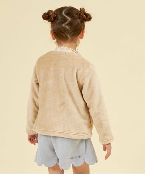 KP / ケーピー ショート・ハーフ・半端丈パンツ | KP スカラップスウェードキュロット(110～160) | 詳細8