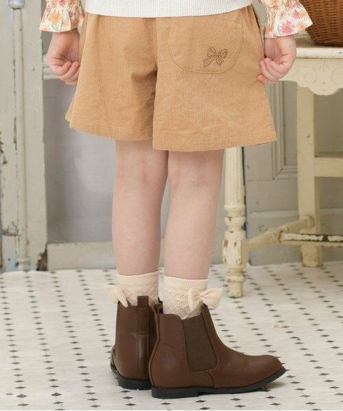 KP / ケーピー ショート・ハーフ・半端丈パンツ | KP シャツコールキュロット(110～160) | 詳細3