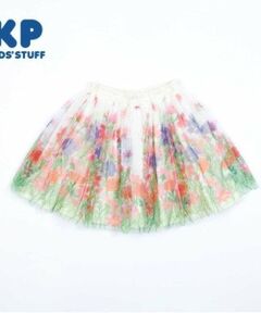 KP / ケーピー ミニ・ひざ丈スカート | KP 花柄チュールスカート(80～150)