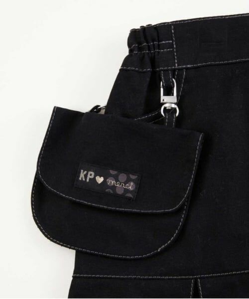 KP / ケーピー ミニ・ひざ丈スカート | KP 移動ポケット付きツイルスカート(100～160) | 詳細10