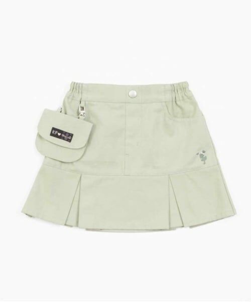 KP / ケーピー ミニ・ひざ丈スカート | KP 移動ポケット付きツイルスカート(100～160) | 詳細6
