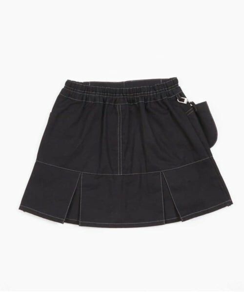 KP / ケーピー ミニ・ひざ丈スカート | KP 移動ポケット付きツイルスカート(100～160) | 詳細7