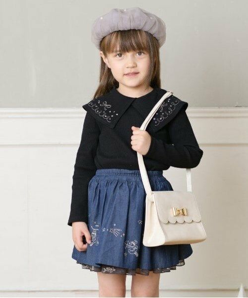 KP / ケーピー ミニ・ひざ丈スカート | KP 星座柄リバーシブルスカート(90～140) | 詳細4