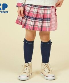 KP / ケーピー ショート・ハーフ・半端丈パンツ | KP チェックプリーツリボン付きスカパン(90～160)