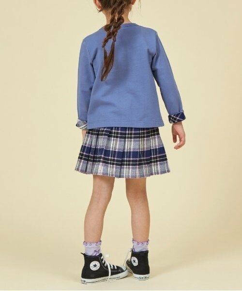 KP / ケーピー ショート・ハーフ・半端丈パンツ | KP チェックプリーツリボン付きスカパン(90～160) | 詳細16