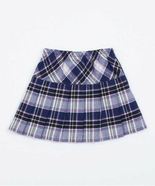 KP / ケーピー ショート・ハーフ・半端丈パンツ | KP チェックプリーツリボン付きスカパン(90～160) | 詳細2