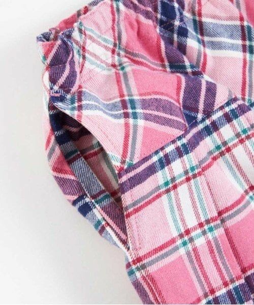 KP / ケーピー ショート・ハーフ・半端丈パンツ | KP チェックプリーツリボン付きスカパン(90～160) | 詳細4