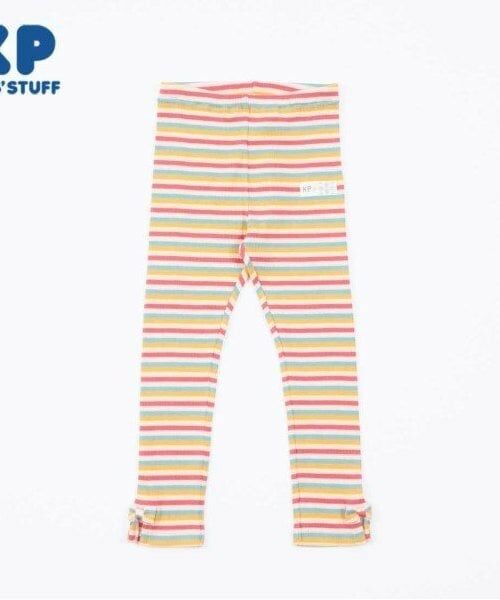 KP / ケーピー レギンス・スパッツ | KP マルチボーダースパッツ(80～130)（オレンジ）
