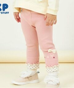 KP / ケーピー レギンス・スパッツ | KP うさぎお顔モチーフ裾折り返しスパッツ(80～120)