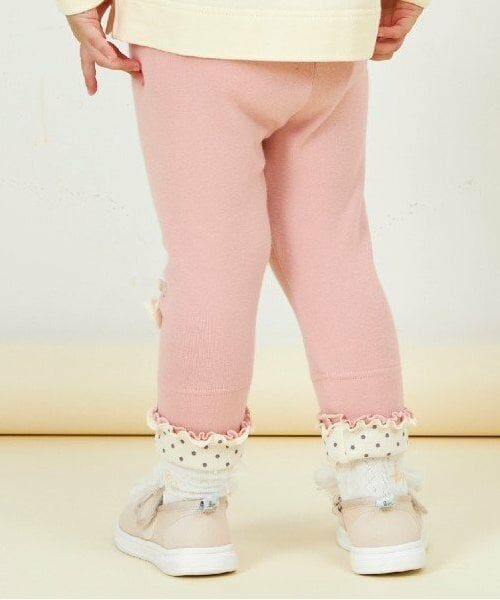 KP / ケーピー レギンス・スパッツ | KP うさぎお顔モチーフ裾折り返しスパッツ(80~120) | 詳細15