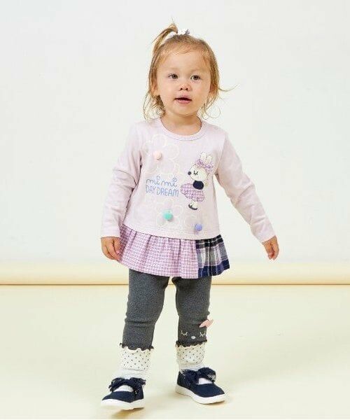 KP / ケーピー レギンス・スパッツ | KP うさぎお顔モチーフ裾折り返しスパッツ(80~120) | 詳細17