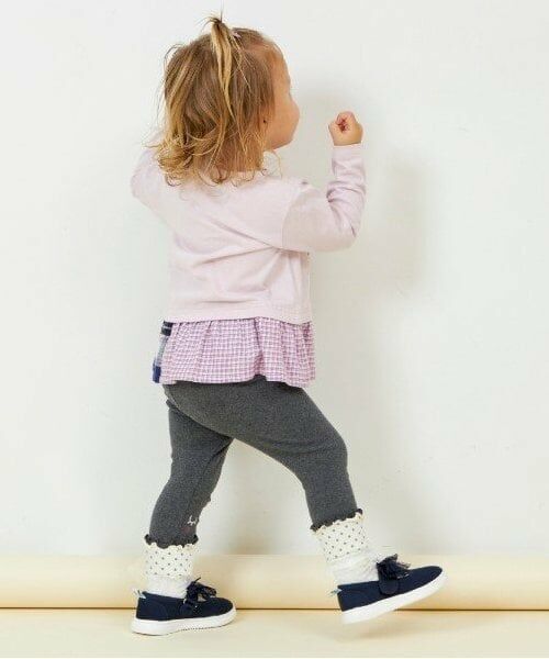 KP / ケーピー レギンス・スパッツ | KP うさぎお顔モチーフ裾折り返しスパッツ(80~120) | 詳細18