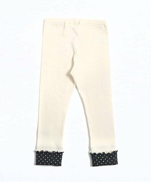 KP / ケーピー レギンス・スパッツ | KP うさぎお顔モチーフ裾折り返しスパッツ(80~120) | 詳細3