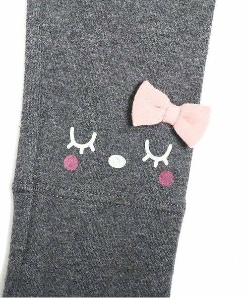 KP / ケーピー レギンス・スパッツ | KP うさぎお顔モチーフ裾折り返しスパッツ(80~120) | 詳細4