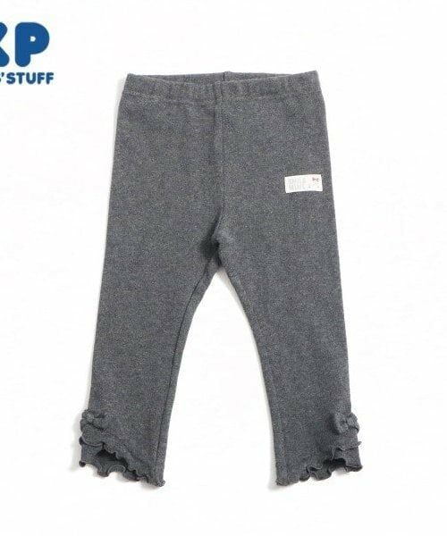 KP / ケーピー レギンス・スパッツ | KP 裾リボンスパッツ(80～90)（チャコール）