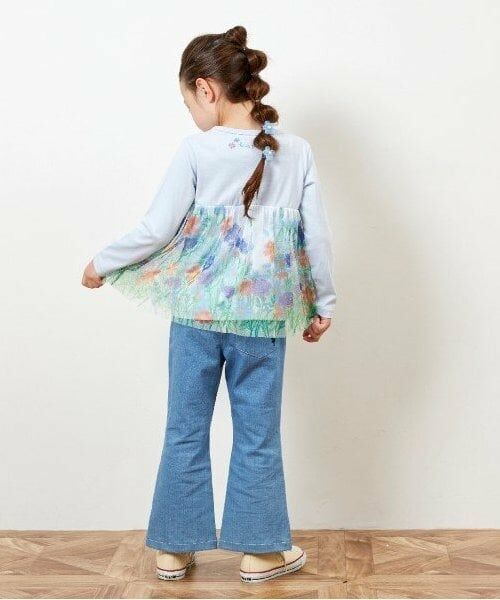 KP / ケーピー その他パンツ | KP ストレッチデニムフレアパンツ(110~160) | 詳細10