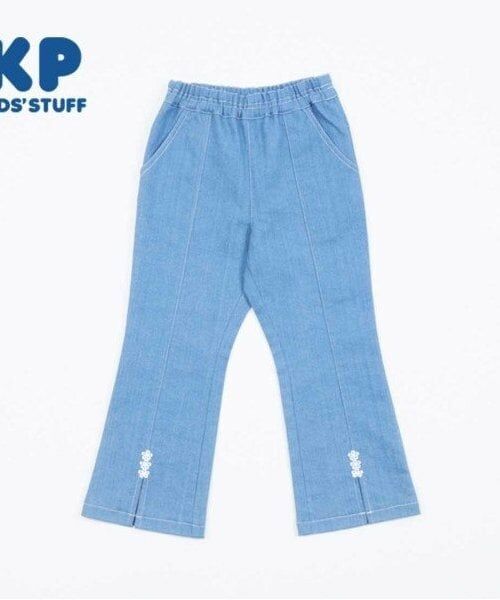 KP / ケーピー その他パンツ | KP ストレッチデニムフレアパンツ(110~160)(ブルー)