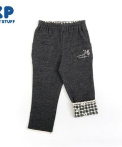 KP / ケーピー その他パンツ | KP 裾折り返しデニム風ニットツイルパンツ(80～90)